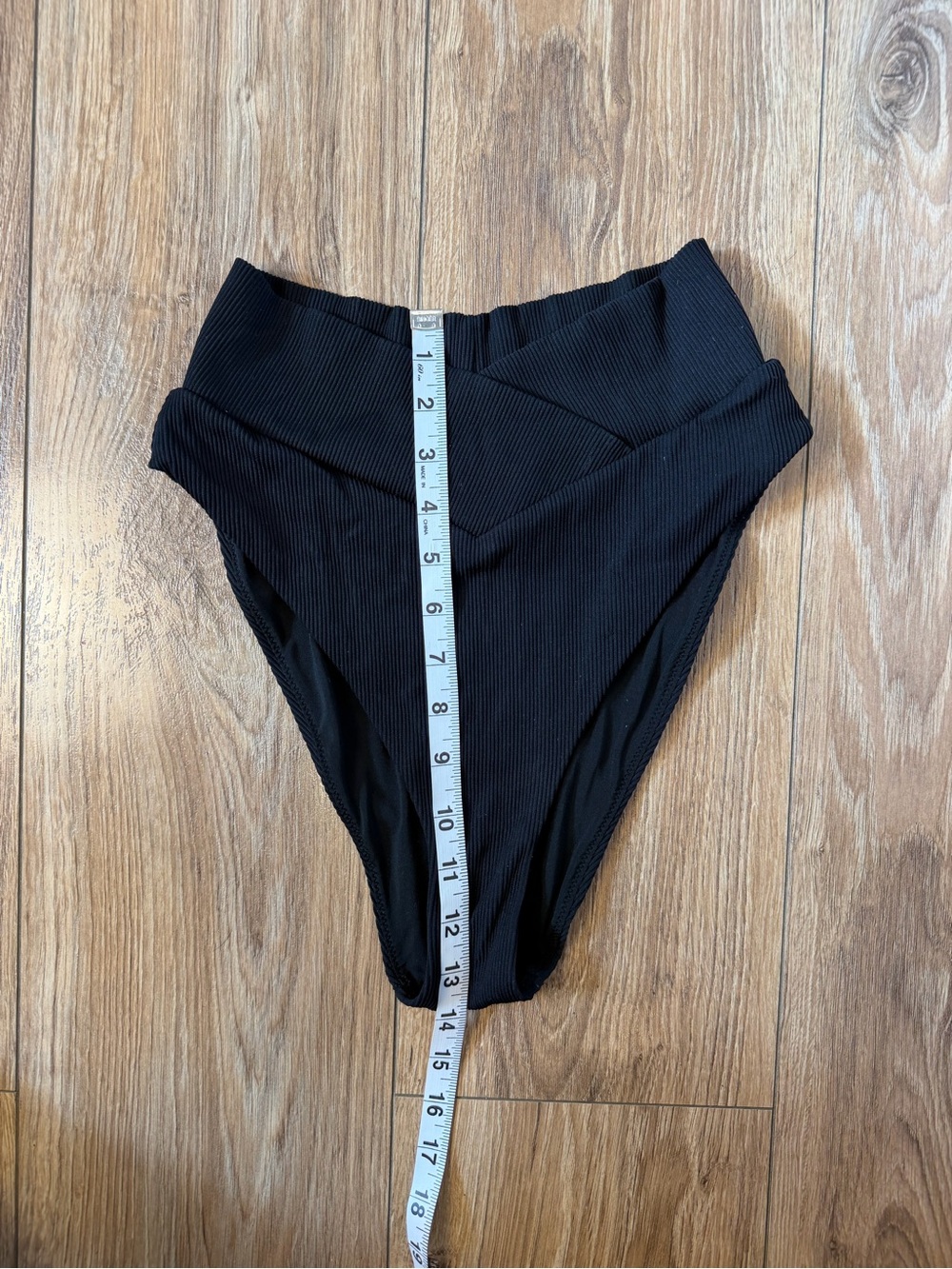 aerie Ribbed High-Waist Black Kids Bottoms